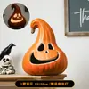 Decoraciones de linternas de calabaza de Halloween, accesorios para crear un ambiente festivo, arreglos de escenas, decoraciones para entradas, bares y tiendas, decoraciones nocturnas