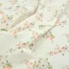 [Floral Doble Fresco] Algodón Cepillado de Sarga, Amigable con la Piel y Suave, Ropa para Niños, Ropa de Casa, Cortinas y Cojines