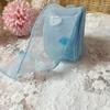 Materiales para Pasadores de Primavera y Verano: Ribete de Malla Floral Iridiscente, Lazo Hecho a Mano para Manualidades con Adornos Florales de Malla