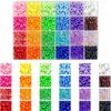 Kit para hacer pulseras de cuentas de poni de 1100 piezas con cuentas decorativas y suministros para manualidades de joyería.