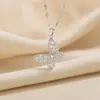 Colar Elegante de Luxo Leve de Alta Qualidade com Microincrustação Completa de Zircônio em Cobre para Mulheres, Corrente de Clavícula Simples e Moderna Galvanizada a Ouro Real Coleção de Correntes de Pescoço