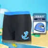 Novos calções de banho infantis meninos boxer de desenho animado maiô de secagem rápida calções de banho para meninos de tamanho pequeno e médio atacado de fábrica