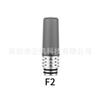 510 Largo Acero Inoxidable + Plástico Acrílico Pom Pei Pajita Conector Único Goteo