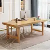 Escritorio de madera maciza escritorio para computadora sala de estar hogar escritorio de estudio mesa de estudio moderno simple mesa extra gruesa