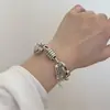 Pulsera de Ábaco de Corazón de la Fortuna Retro Estilo Francés para Mujer, Diseño Ins de Alta Gama de Nicho, Nueva Joyería de Lujo Ligero Estilo Hong Kong para Mujer