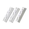 Caja de 10 cuchillas para dar forma a las cejas, raspador de cejas corrugado de acero inoxidable, cuchillo desechable para dar forma a las cejas, cuchilla de belleza para tatuajes.