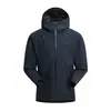 Impermeable para Exteriores de una Sola Capa Resistente al Desgaste Hardshell Completamente Sellado Ropa de Trabajo Cortavientos Chaqueta de Trabajo Logo Personalizado