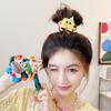 Goma Elástica Gruesa de Goma Linda Banda para el Cabello Versátil Titular Nuevo Verano de Gama Alta Goma para el Cabello Dibujos Animados Accesorios para el Cabello