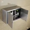 Armário de Parede para Banheiro de Aço Inoxidável Armário de Cozinha Armário de Louça Armário de Armazenamento Prateleira Simples para Varanda Armário de Armazenamento Armário Lateral