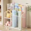 Cesta de armazenamento para tapete de yoga, organizador de equipamentos de ginástica, móvel com rodas, rack de armazenamento para basquete e badminton