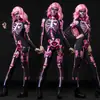 FC635 2022 Nova fantasia de Halloween da Amazon Europeia e Americana dança terror caveira macacão para pais e filhos para mulheres
