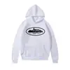2023 popular marca de moda transfronteiriça Corteiz Devil Island com estampa capuz High Street Moletom masculino estiloso
