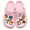 Abalorios para Zapatos Estilo Saudí Accesorios DIY Hebillas de Zapato de Goma Blanda Patrón de Camello Exótico Decoraciones para Zapatos Infantiles