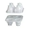 Yeso Aromaterapia Amapola Cuatro Enlaces Versión Q Adorno Fantasma Molde de Silicona Velas de Halloween DIY Molde de Mesa