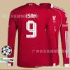 Versão Jogador 2526 Liverpool Pu Uniforme de Futebol Casa e Fora de Manga Longa Wirtz Van Dijk Salah Rota