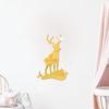 Espejo de ciervo tridimensional de Amazon transfronterizo, pegatinas de pared decorativas acrílicas, diseño de estilo nórdico, pegatinas de fondo de pared para sala de estar