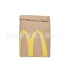 McDonald's Mochila Bolsa de Lona Bolsa de Almuerzo Estampada Bolso Cubo Personalizado Mochila Escolar para Estudiante Mochila Casual Cubo Bolsillo Lateral