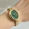 Stock Disponible Reloj Ovalado para Mujer, Cuarzo Pulsera de Moda, Uso Diario Casual, Ligero y Cómodo, Reloj para Mujer Transfronterizo