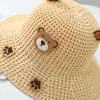 Sombrero Protector Solar para Niños Verano Sombrero con Ala Grande Sombrilla para Niños y Niñas Sombrero de Sol Sombrero Delgado para Bebé Sombrero de Pescador Sombrero de Paja