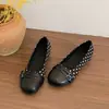 Sapatos Mary Jane baixos estilo ballet aumentadores de altura estilo francês Chuyuji para mulheres, novos sapatos slip-on outono-verão 2026