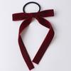 Cinta de goma elástica estilo ballet Rojo de internet negro blanco vintage lazo de terciopelo banda para el cabello cinta trenzada para el cabello doble coleta accesorios para el cabello