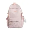 Mochila escolar para estudiantes mujeres, color sólido, simple, estilo japonés, alta apariencia, juvenil, mochila de doble hombro, gran capacidad, ligera, versátil, mochila casual