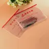 Bolsa transparente con cremallera al por mayor de fábrica bolsa de plástico autosellante suministros para estudiantes papelería bolsa para documentos logo imprimible