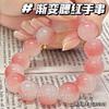 Pulseira Elegante de Luxo Leve Colorida Pedra Natural Chinesa Étnica Lótus Ruyi Estilo Nacional Pulseira Melhor Amigo Joia