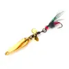 Kung Fu Fly con hélice giratoria y anzuelo spinner, modificado para la pesca con microseñuelos de río, aparejo de pesca con mosca para trucha y bagre