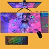 Mouse Pad Jinx Extra Grande Azul Sexy Anime E-Sports Jogo Borda Espessada Teclado Mesa Pad