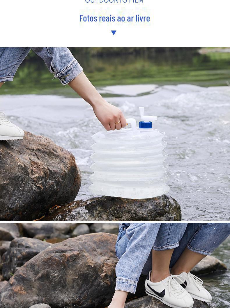 手提带水龙头水桶