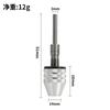 Portabrocas de cambio rápido de vástago hexagonal de 0.3-6.5 mm autocentrante de tres mordazas para taladro de amoladora eléctrica 3.6