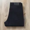 Estación Europea 2025 Otoño/Invierno Vaquero Grueso Cepillado Elástico Corte Delgado Lujo Ligero Sencillo Recto Pantalones Casuales para Hombre