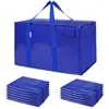Bolsa para Mudanza Transfronteriza de Amazon Bolsa Tejida Engrosada Bolsa para Mudanza Extra Grande con Asas Reforzadas Bolsa Tote Resistente para Almacenamiento