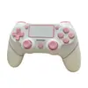 Modelo Privado Controle de Jogo Bluetooth Sem Fio Ps4 Revestido de Borracha Controle Ps4 com Vibração de Seis Eixos e Motores Duplos Controle de Jogo Ps4