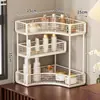 Prateleira de Armazenamento de Cosméticos, Pia de Banheiro, Organizador de Pincéis de Maquiagem de Grande Capacidade, Limpador Facial, Prateleira de Armazenamento de Óleo Demaquilante