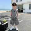 Conjunto de Chaleco de Verano para Niños 2026 Nuevo Estilo para Bebés de 2 a 4 Años, Ropa Infantil Delgada sin Mangas para Niños Pequeños y Medianos
