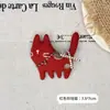 Broche de Muñeca Gato con Cascabel Estilo Coreano Dibujo Animado Tela Relleno de Algodón Gatito Bolso Accesorio para el Cabello Zapato Sombrero Accesorios para la Ropa