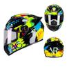 Capacete de motocicleta unissex capacete de segurança para pilotagem Capacete integral universal para todas as estações capacete para carro elétrico capacete para carro a bateria