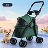 Carrinho de Passeio para Pet, Leve, Dobrável, Transporte de Gato, Carrinho para Passeio de Cachorro Pequeno, Carrinho de Gato, Carrinho para Passeio de Cachorro