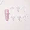 Balé Francês Doce Estilo Laço Decorações para Unhas Resina Pequenos Acessórios DIY Gravata Borboleta Fluida Acessórios de Unha Vestíveis