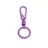 Llavero Colorido de Macarrón Primavera Mosquetón Mochila Personalizado Moda Pareja Llavero de Liberación Rápida Anillo para Llaves
