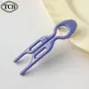 Pinza para el pelo colorida y de moda, accesorio para el pelo para mujer, peinado de moño elegante, herramienta para peinar moños descuidados, adorno para el pelo con pinza.
