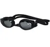 Gafas de natación de silicona impermeables, antivaho y cómodas, regalo para adultos, lente plana, unisex, stock listo del fabricante, gafas de natación de silicona al por mayor