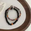 Pulsera de Zirconia Perla Rosa Manta Francesa 2025 Nuevo Lujo Accesible Exquisito de Nicho Joyería de Mano de Alta Gama