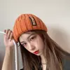 Chapéu de Tricô Versátil Moda Estilo Coreano Outono e Inverno Feminino, Gorro Quente Tendência de Inverno Protetor de Orelhas para Homens