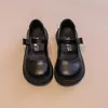 Zapatos de Cuero para Niñas 2026 Primavera/Verano Nuevo Estilo Zapatos Individuales Estilo Universitario Infantil Zapatos de Princesa de Moda Suela Suave