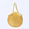 Bolsa de Malla de Algodón Bolsa de Compras para Supermercado Bolsa de Malla Portátil para Frutas y Verduras 3 Hilos Bolsa de Malla de Algodón para Frutas de Supermercado