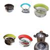 Acero Inoxidable Tapa de Olla Portátil Tapa Superior Mango Universal Tapa Superior Mango de Perla Mango Resistente al Calor Accesorios Mango de Tapa de Olla