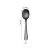 Cuchara de postre mate de acero inoxidable 304, cuchara para mezclar leche en polvo, cuchara para sopa, condimentos domésticos transfronterizos, cuchara para café, mini cuchara para helado